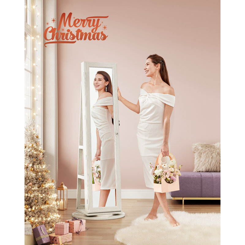 Ebern Designs Quakertown 21.3'' Wide Freestanding Jewelry Armoire with